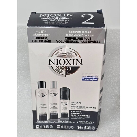 Nioxin System 2 Kit For Natural Hair  Shampoo Conditioner Treatment - Picture 1 of 2